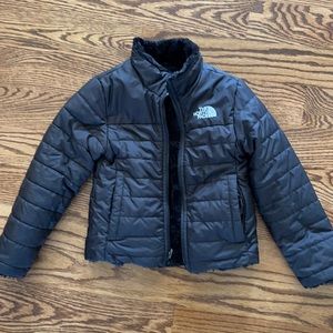 Girls north face reversible winter coat size XXS (5)